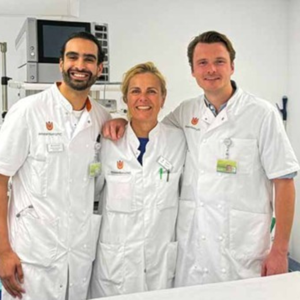 Hicham Bouchiba, Arthur Aelvoet en Evelien Dekke